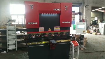 HOGI HSSK brand Small NC press brake 40Ton/1600mm double Servo motor touch screen controller TO10S