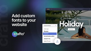 Crafto WordPress Theme - Add Custom Fonts to Your Website