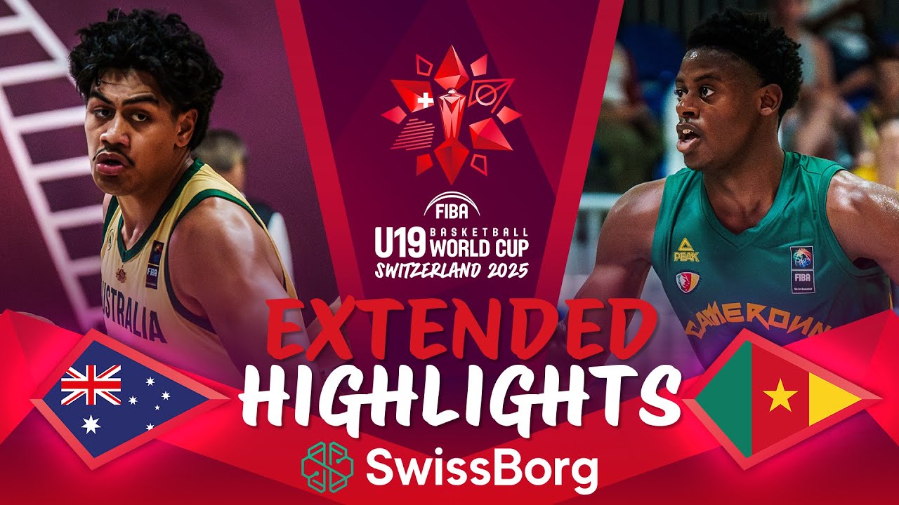 Australia 🇦🇺 vs Cameroon 🇨🇲 | Extended Highlights | FIBA U19 Basketball World Cup 2025 