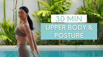 30 MIN PILATES WORKOUT || Upper Body Pilates For Strength & Better Posture (Moderate)