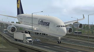 Airplane Touched Highway Just Before Landing On The Airport Due To Low Fuel [Xp 11]