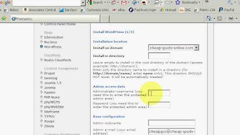 How To Install WordPress Via Cpanel Video Tutorial