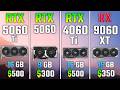 RTX 5060 Ti vs RTX 5060 vs RTX 4060 Ti vs RX 9060 XT | Test in 7 Games