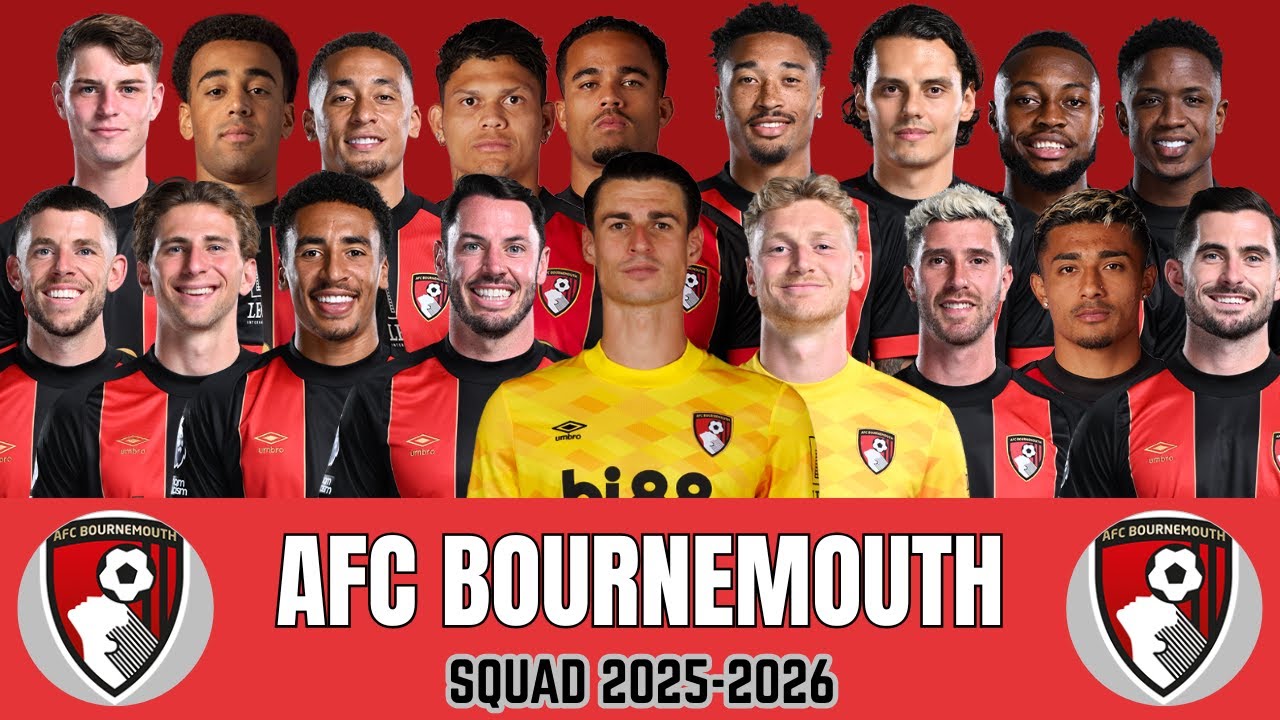 AFC Bournemouth Squad 2025 2026 Players Countries Jersey No afc-bournemouth-squad-2025-2026-players-countries-jersey-no