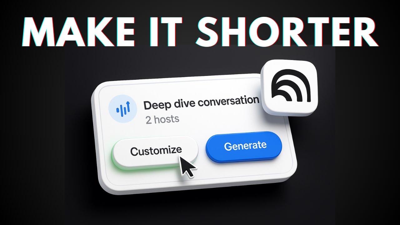 How to Customize Audio Overview Podcast Length in NotebookLM - YouTube