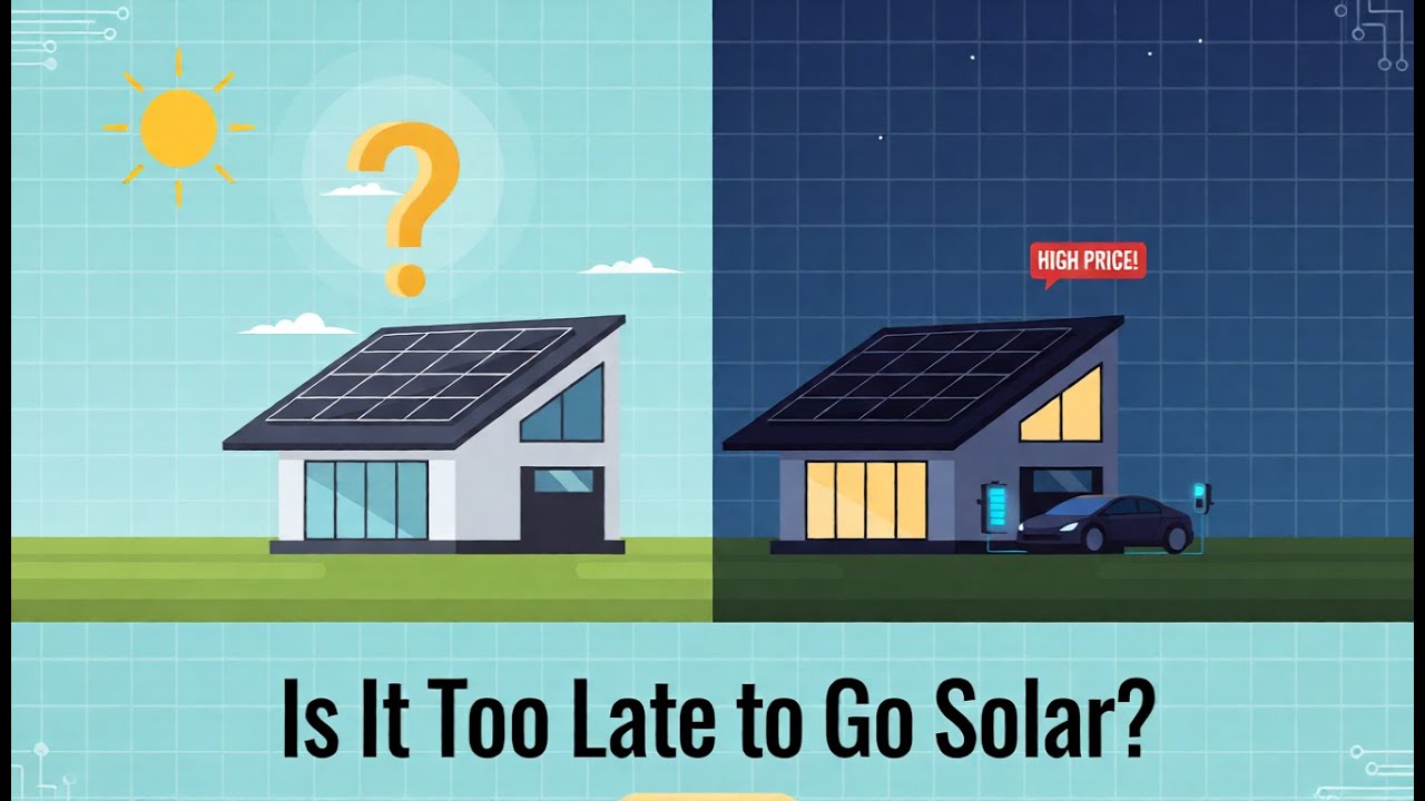 Is It Too Late to Go Solar in 2026? (The Smart Way Forward)