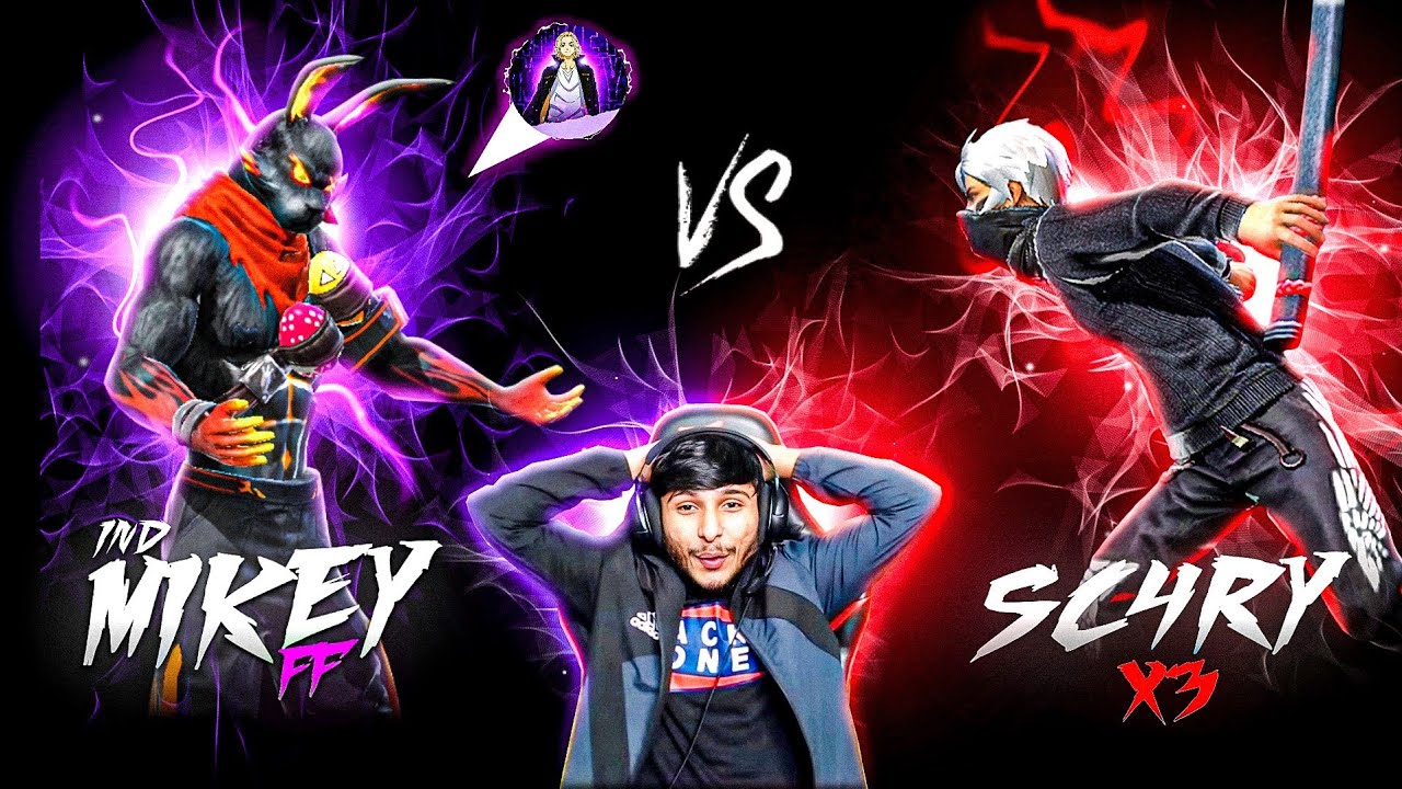 IND MIKEY FF ⚔️ VS ⚔️ SC4RY X3 #FreeFireHighlights - YouTube