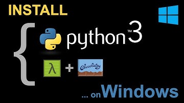 w1 - Install python 3 using the Chocolatey Package Manager in Cmder Console on Windows