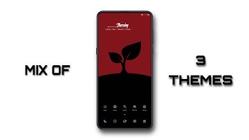 Mix Of 3 MIUI Themes | Leaf - Red Accent | Try It, If You Like !