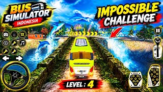 🔥 BUS SIMULATOR INDONESIA – IMPOSSIBLE BRIDGE CHALLENGE 😱🚌 | Level 4 | Avinash Gaming Roxx 🎮 screenshot 2