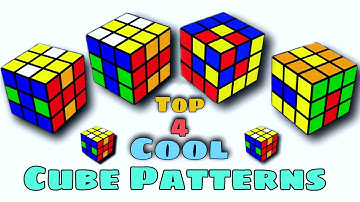 Learn 4 Cool Patters With Algorithm | Cuber Jubi | Cubereaction