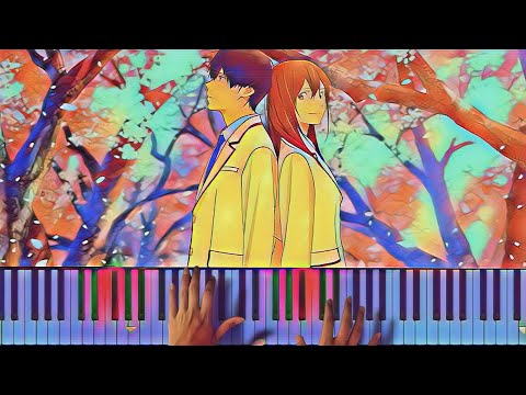 "Kimi no Suizou wo Tabetai ED - "Shunkashuutou" / "Haru Natsu Aki Fuyu" (Synthesia Piano Tutorial)"