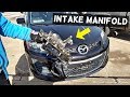 HOW TO REMOVE OR REPLACE INTAKE MANIFOLD ON MAZDA CX-7 CX7 MAZDASPEED 3 6