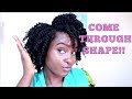 I CUT MY NATURAL HAIR AGAIN! How to cut and shape your natural hair at home