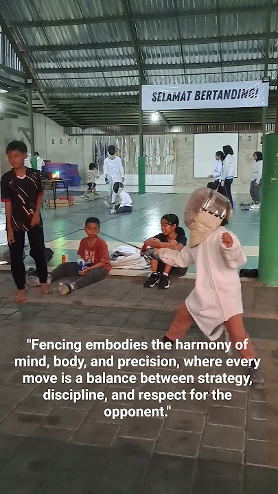 'Fencing embodies the harmony of mind, body, and precision.   #sport #london #newyork #tokyo