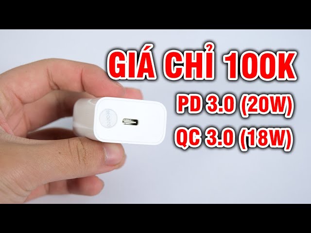 Củ Sạc Xiaomi 20W dành cho iPhone giá chỉ 100K - Rẻ bằng 1/10 sạc chính hãng Apple!