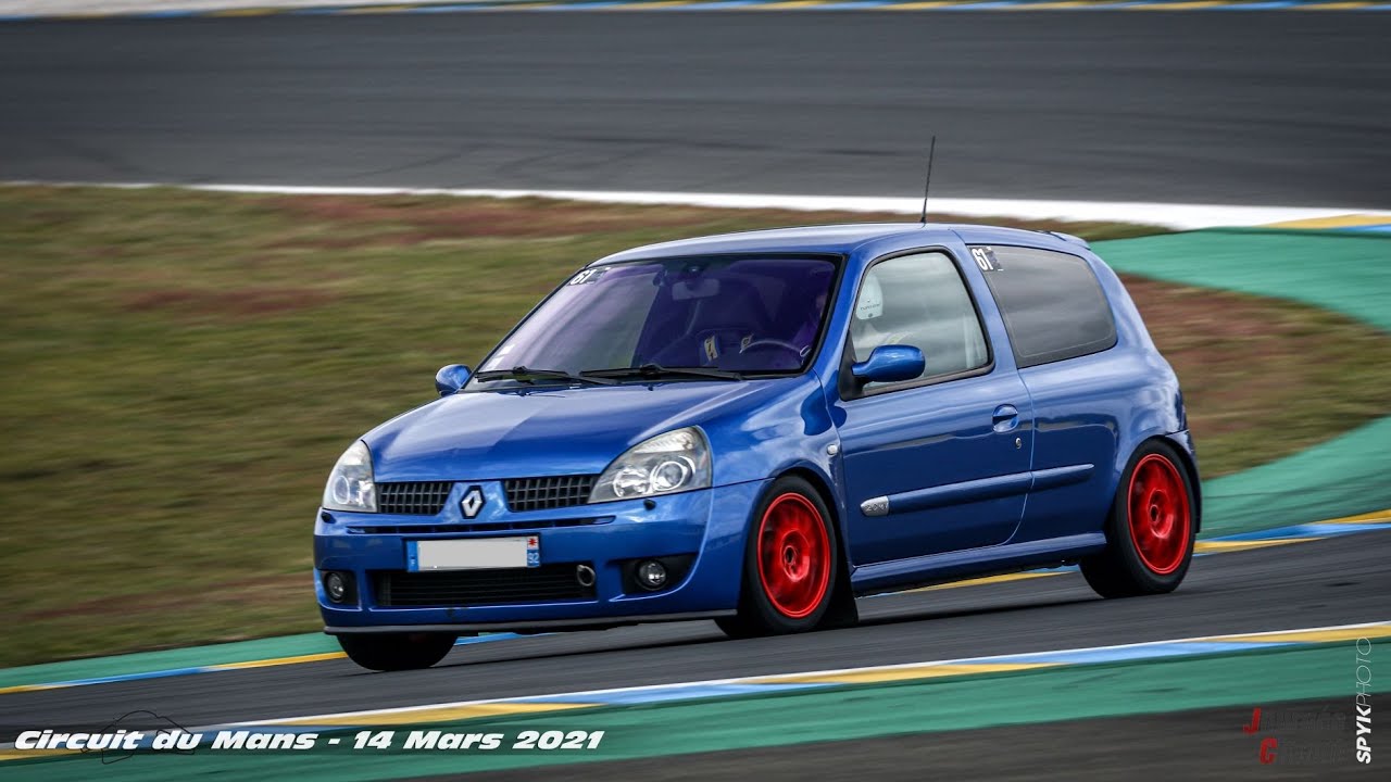 Renault Clio 2 RS 182 - Circuit Bugatti Le Mans - Journée Circuit (14-03-2021)
