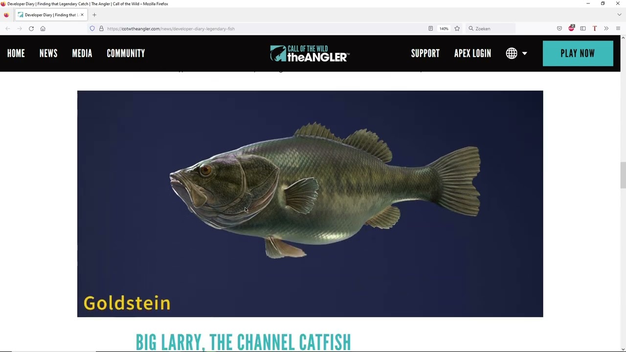 Call Of The Wild The Angler, Newsfeed On the Legendary fish 