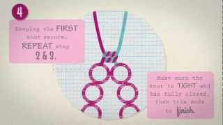 Tying a Surgeon's Knot for Bracelets with Stretch Magic