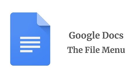 File Menu in Google Docs | File Sharing and Version History in Docs | Complete Guide in Urdu/Hindi