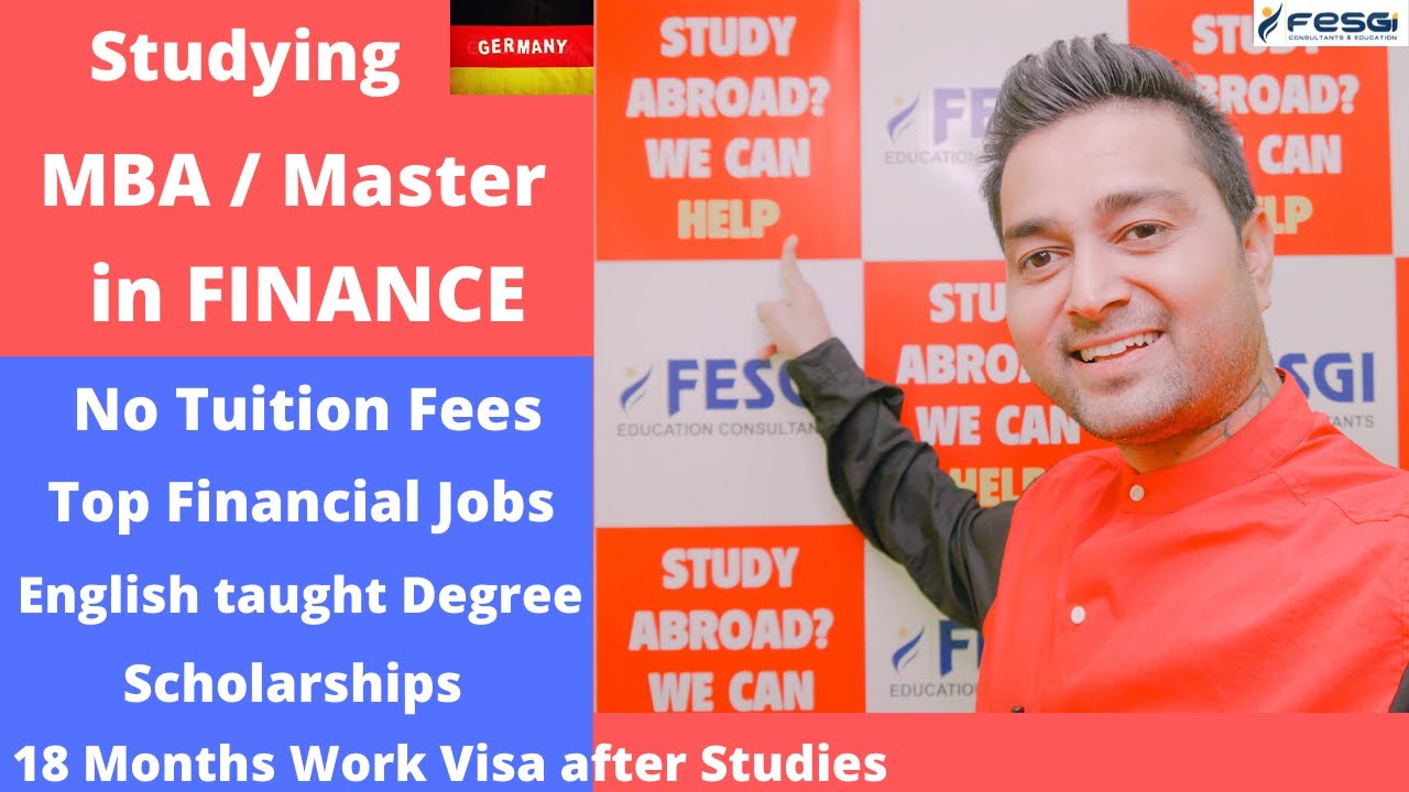 MBA & Master's Degree Finance in Germany Study without Tuition Fees & Get Top Financial Jobs