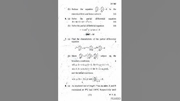 #shorts #shortsfeed I.G.U meerpur  B.sc 3rd sem partial differential equations paper December 2022