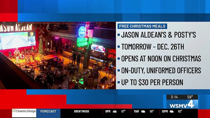 Free Christmas meals for first responders