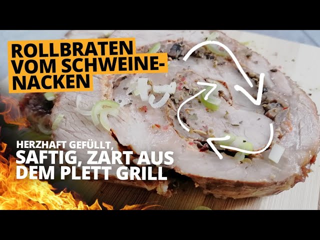 Schweinerollbraten vom Grill  Anleitung für den perfekte