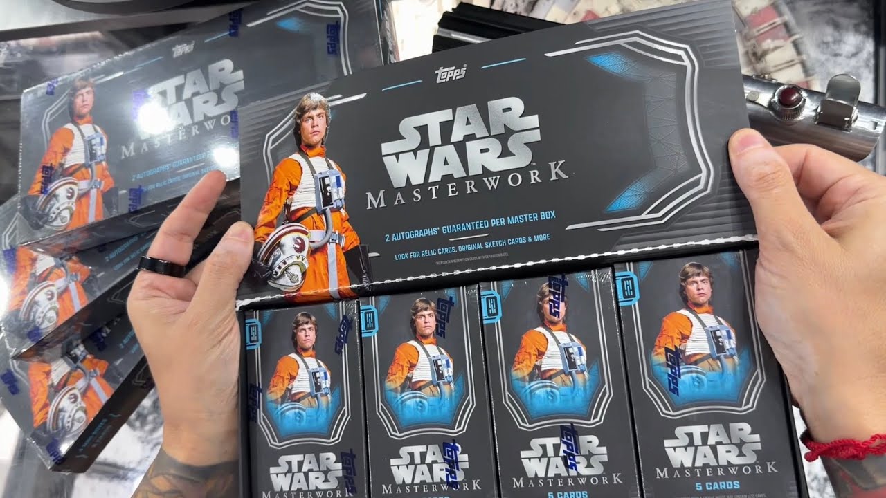 Breaking open 2026 Topps Star Wars Masterwork cards - YouTube