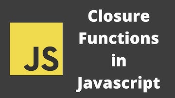 41. Closure Functions in Javascript.
