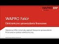 WAPRO Fakir Elektroniczne sprawozdania finansowe. Zobacz jakie to proste!