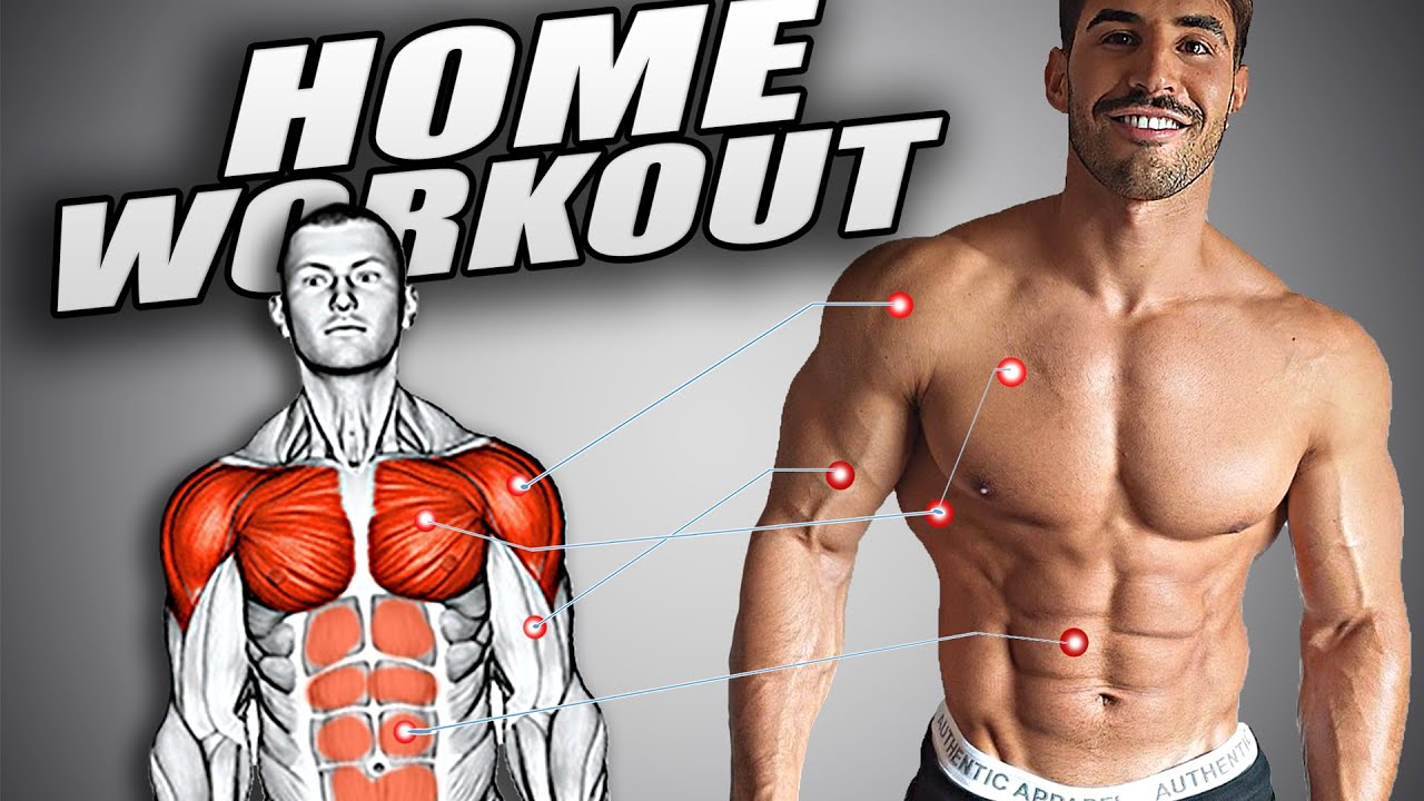 How to Build an AMAZING Body AT HOME (No GYM/Equipment Needed) 