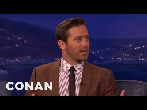 Armie Hammer's Russian Massage Video Accent | CONAN on TBS