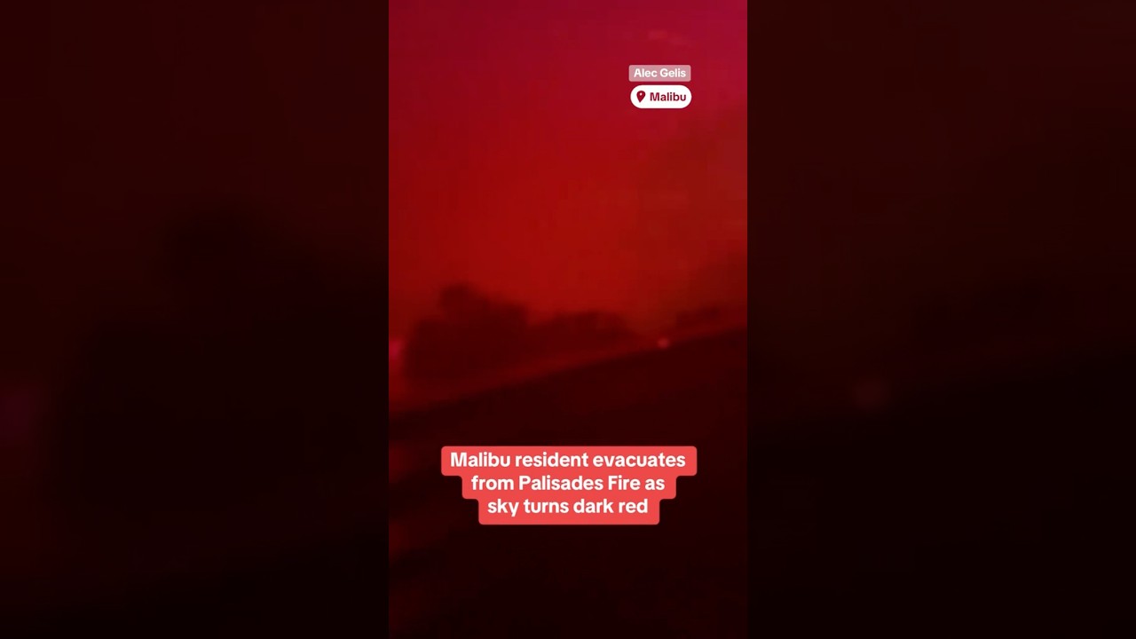 Malibu resident evacuates from Palisades Fire 