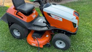 Modification of mower deck STIHL RT 6127 ZL TRACTOR MOWER