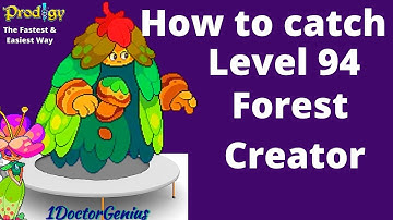 Prodigy: The fastest way to catch Level 94 Forest Creator: Prodigy math Game w/1DoctorGenius