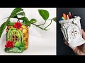 Beautiful Fairy House DIY Planter/ Pen Holder Using Homemade Clay, Craft Idea