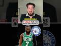 Noah Buono goes off on the Celtics 👀 #jaylenbrown #sixers #celtics