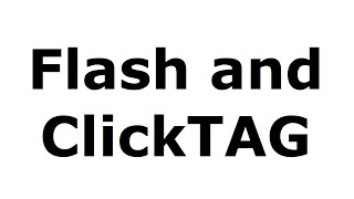 Adobe Flash and ClickTAG