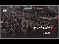 آلاف الفلسطينيين يشيعون الشهيدين عبود صبح ومحمد العزيزي في نابلس