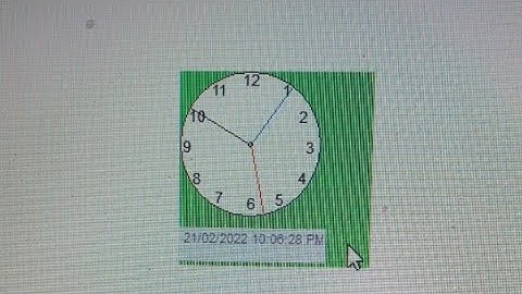 ANALOG CLOCK IN VISUAL FOXPRO 9.0