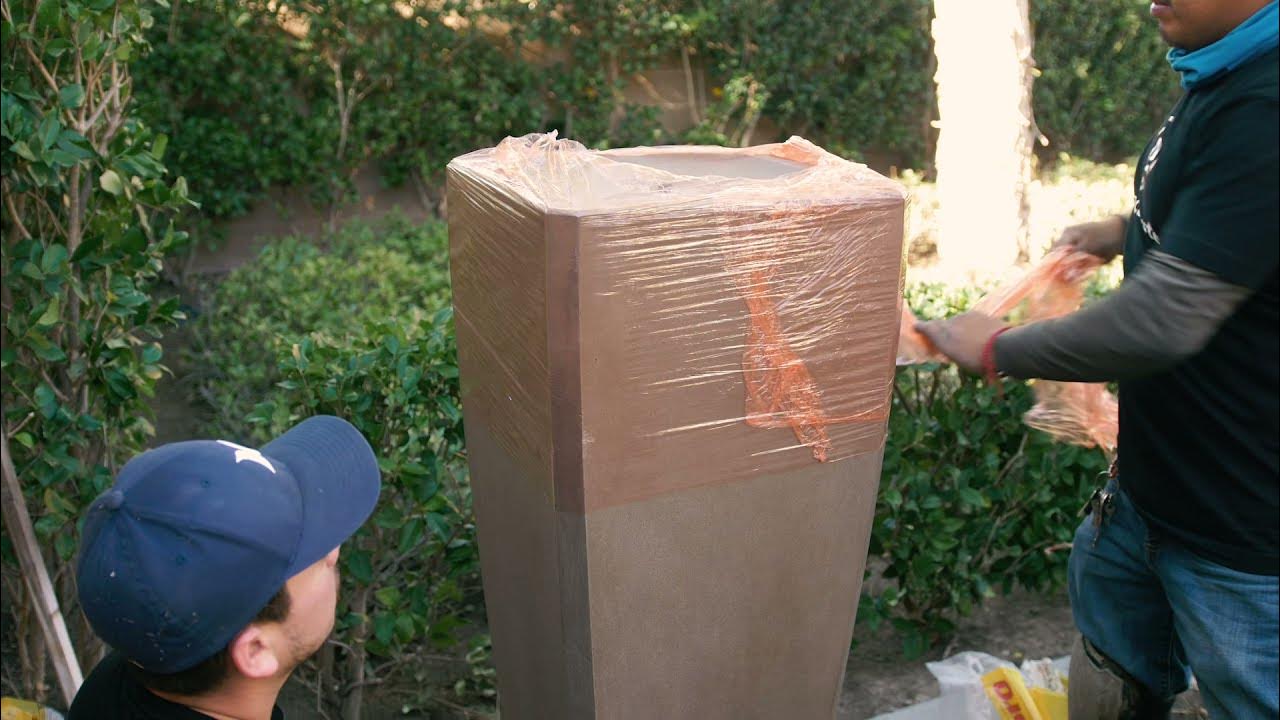 Vasa 52in Concrete Fountain Installation by ModaConcrete YouTube