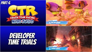 CTR Nitro Fueled Developer Time Trials - Part 6 (Hot Air Skyway + Cortex Castle)