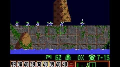 Lemmings - Tricky Level 4 Solution