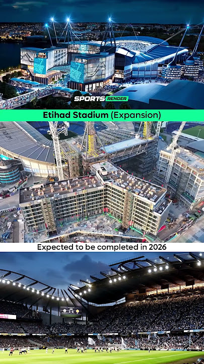 👷‍♂️ Big moves at Etihad Stadium!🚧 #football #stadium #premierleague #manchestercity