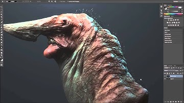 Create monster model (ZBrush art)