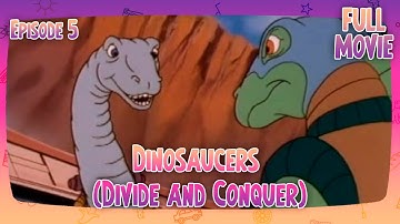 Dinosaucers (Divide and Conquer) | English Full Movie | Animation Action Comedy