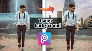 New picsart photo editing Background change |photo editing burj khalifa concept tutorial|Fasih Edits screenshot 4