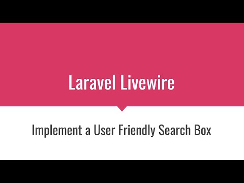 [Laravel Livewire] Implement