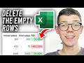 How To Delete Blank Rows In Excel - Full Guide